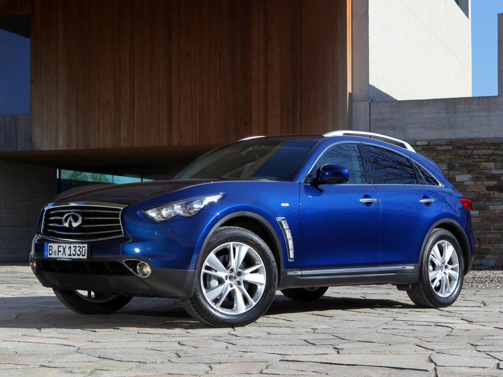 Коврики ЭВА "EVA ромб" для Infiniti FX30d (suv) 2012 - 2013, черные, 4шт.