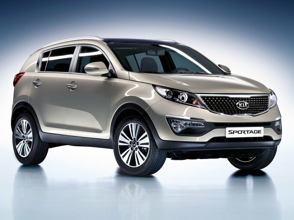 Коврики текстильные "Классик" для Kia Sportage III (suv / SL) 2014 - 2016, серые, 5шт.