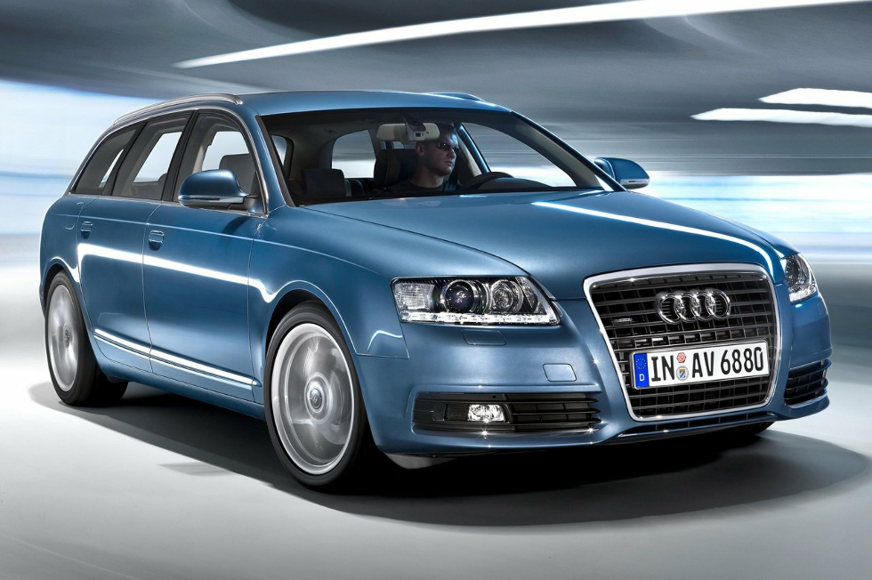 Коврики текстильные "Классик" для Audi A6 III (универсал / C6) 2008 - 2010, черные, 5шт.