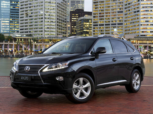 Коврики текстильные "Стандарт" для Lexus RX270 III (suv / AL10) 2010 - 2012, черные, 3шт.