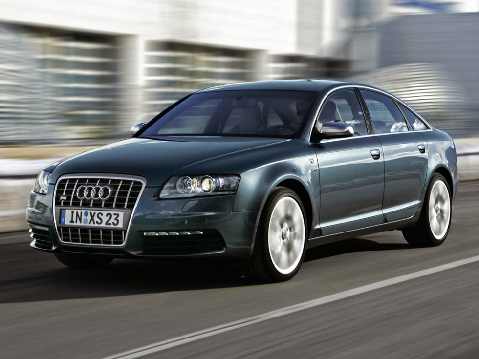 Коврики текстильные "Стандарт" для Audi S6 (седан / C6) 2004 - 2008, черные, 5шт.