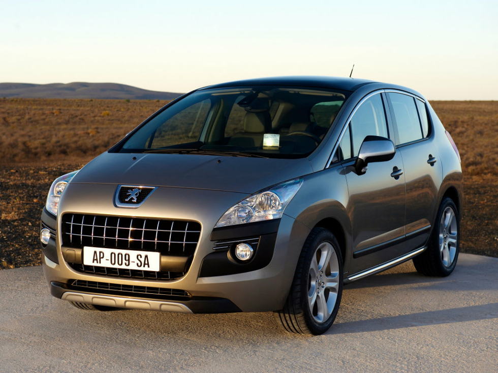 Коврики ЭВА "EVA ромб" для Peugeot 3008 I (suv) 2010 - 2013, черные, 3шт.