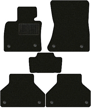 Коврики "Стандарт" в салон BMW X5 II (suv / E70) 2006 - 2010, черные 5шт.