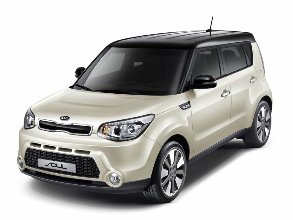 Коврики ЭВА "EVA ромб" для Kia Soul II (хэтчбек 5 дв / PS) 2014 - 2016, черные, 3шт.