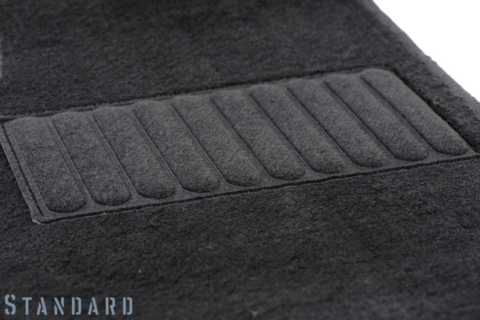 Коврики текстильные "Стандарт" для Kia Ceed II (хэтчбек 5 дв / JD) 2015 - 2018, черные, 5шт.