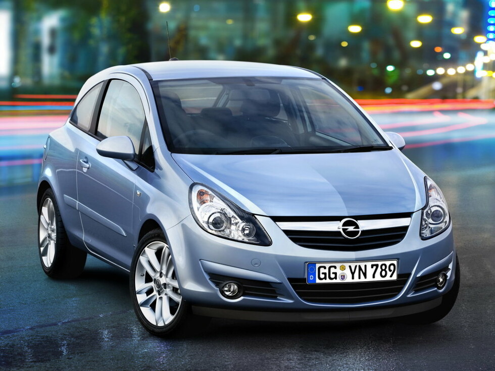 Коврики текстильные "Стандарт" для Opel Corsa IV (хэтчбек 3 дв / D) 2006 - 2010, черные, 5шт.