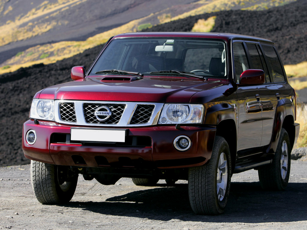 Коврики ЭВА "EVA сота" для Nissan Patrol V (suv / Y61) 2004 - 2010, черные, 3шт.