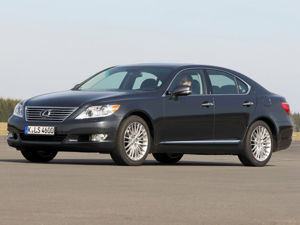 Коврики ЭВА "EVA сота" для Lexus LS460 (седан / XF40) 2009 - 2012, черные, 4шт.