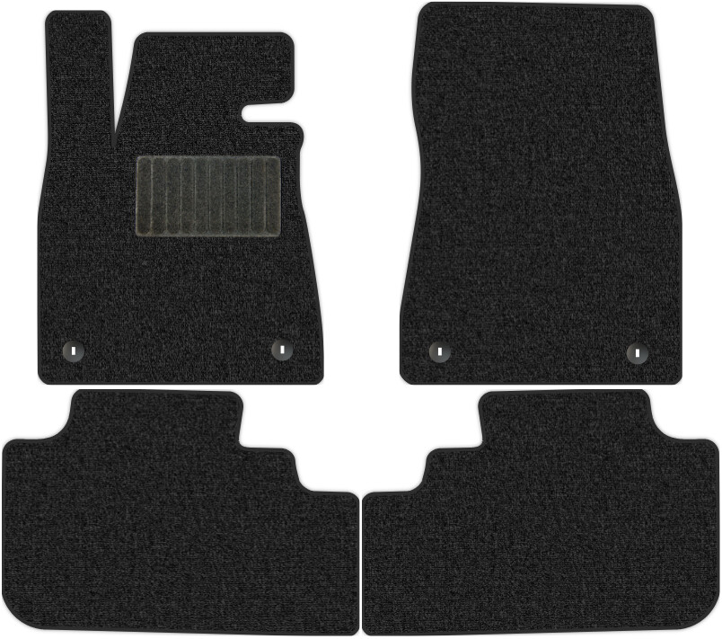 Коврики текстильные "Комфорт" для Lexus RX350 IV (suv / GGL25) 2015 - 2019, темно-серые, 4шт.