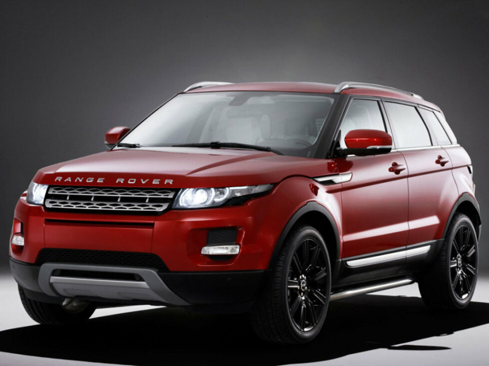 Коврики текстильные "Классик" для Land Rover Range Rover Evoque I (suv / L538) 2011 - 2015, темно-серые, 5шт.