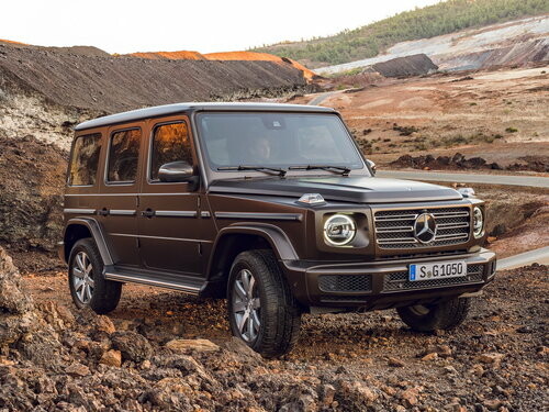 Коврики ЭВА "EVA ромб" для Mercedes-Benz G-Class III (suv / W463) 2018 - Н.В., серые, 4шт.