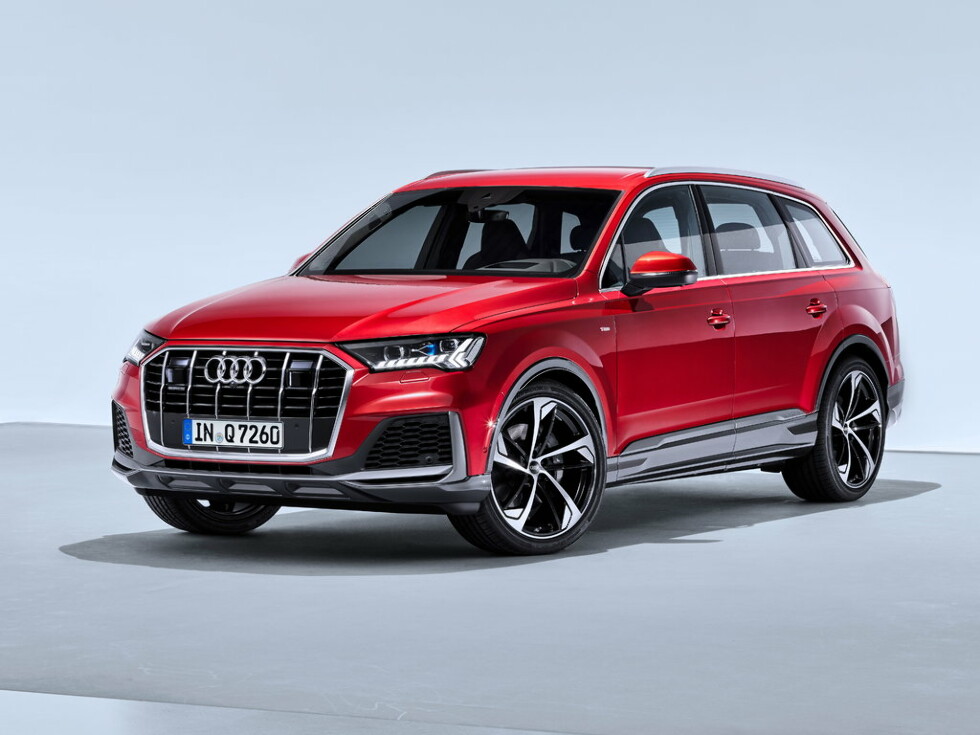 Коврики текстильные "Стандарт" для Audi Q7 II (suv / 4MB) 2019 - Н.В., черные, 2шт.