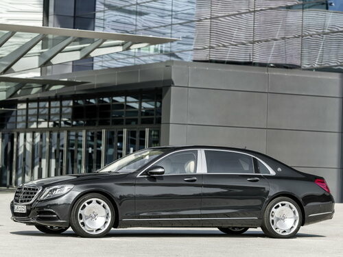 Коврики текстильные "Классик" для Mercedes-Benz S-Class VI (седан / X222 Maybach) 2014 - 2017, черные, 4шт.