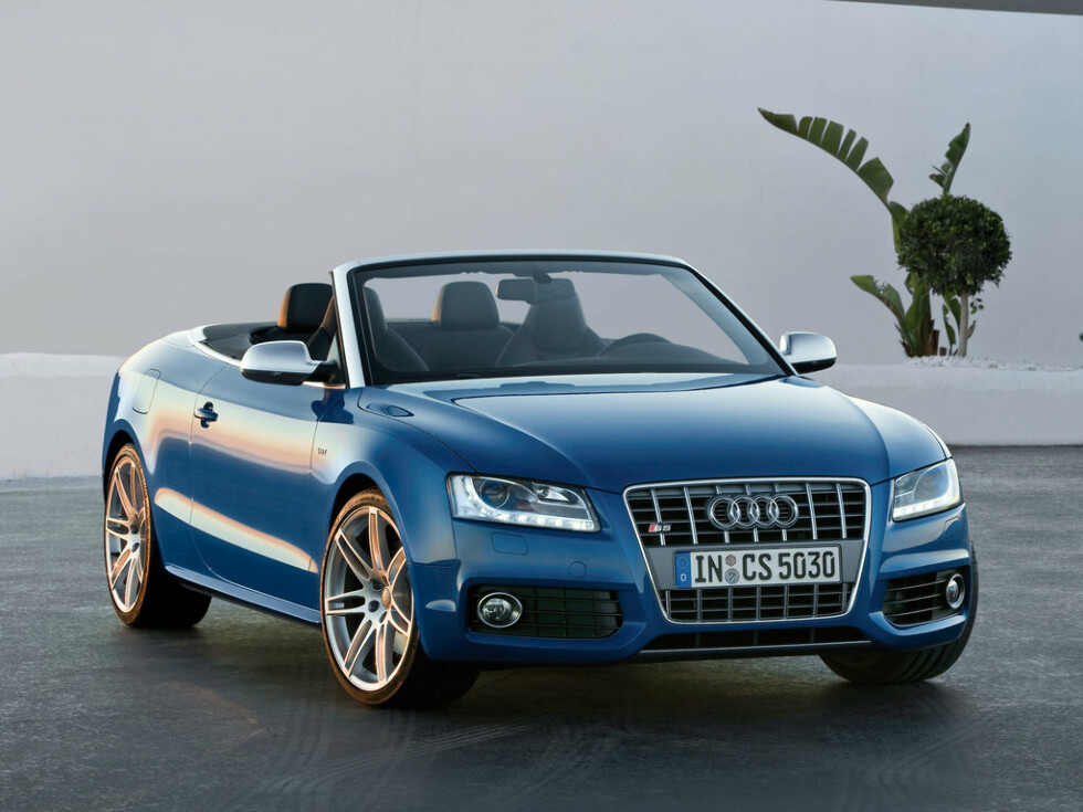 Коврики текстильные "Классик" для Audi S5 I (кабриолет / 8F7) 2009 - 2011, темно-серые, 4шт.