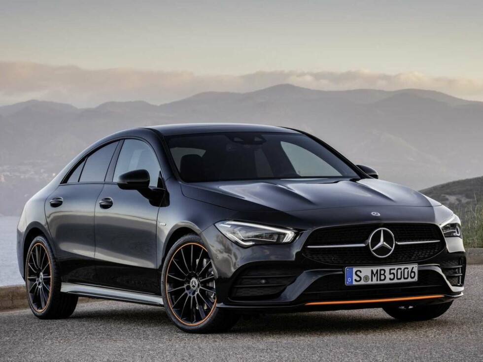 Коврики текстильные "Комфорт" для Mercedes-Benz CLA-Class II (седан / C118) 2019 - Н.В., черные, 5шт.