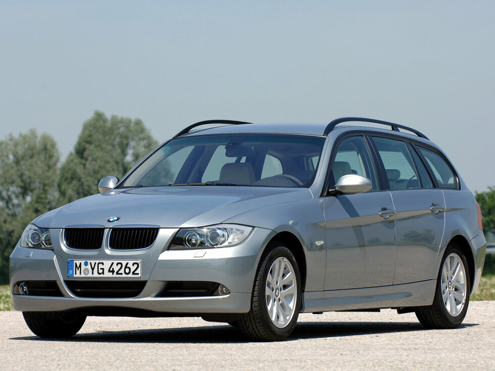 Коврики текстильные "Стандарт" для BMW 3-Series (универсал / E91) 2004 - 2008, черные, 5шт.