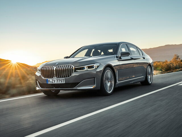 Коврики текстильные "Стандарт" для BMW 7-Series (седан, гибрид / G11,G12) 2019 - Н.В., черные, 4шт.